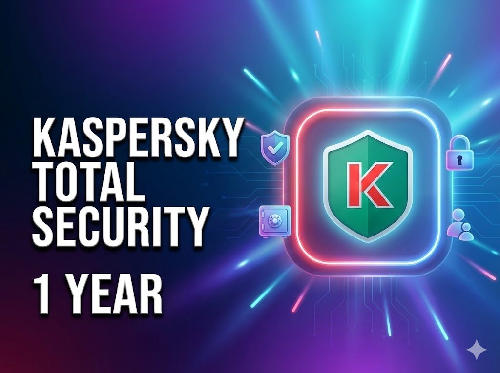 Kaspersky Total Security – 1 Year Official Subscription (Personal Email Activation)